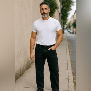 Harley Davidson jeans black men’s size 34x 32 durable denim quality HD bootcut